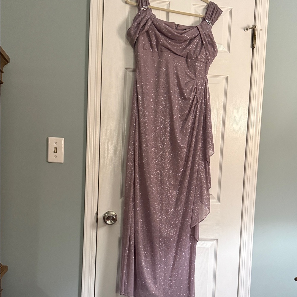 Lavender Sparkle Evening Gown